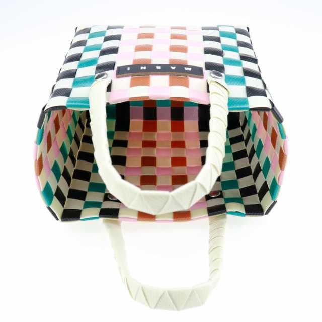 マルニ バッグ MARNI MICRO BASKET ミニバッグ トートバッグ 編み込み